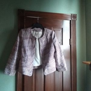 Woman's Metallic Thread Suit Jacket